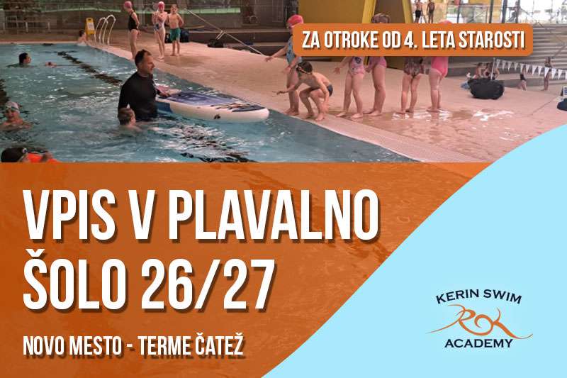 Vpis v plavalno šolo 2026/2027